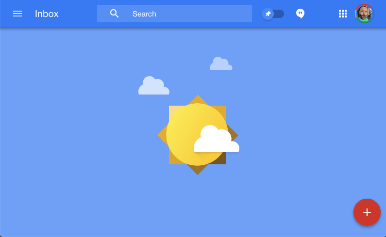 Google Inbox at inbox zero