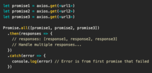 JavaScript usage of Promise.all()